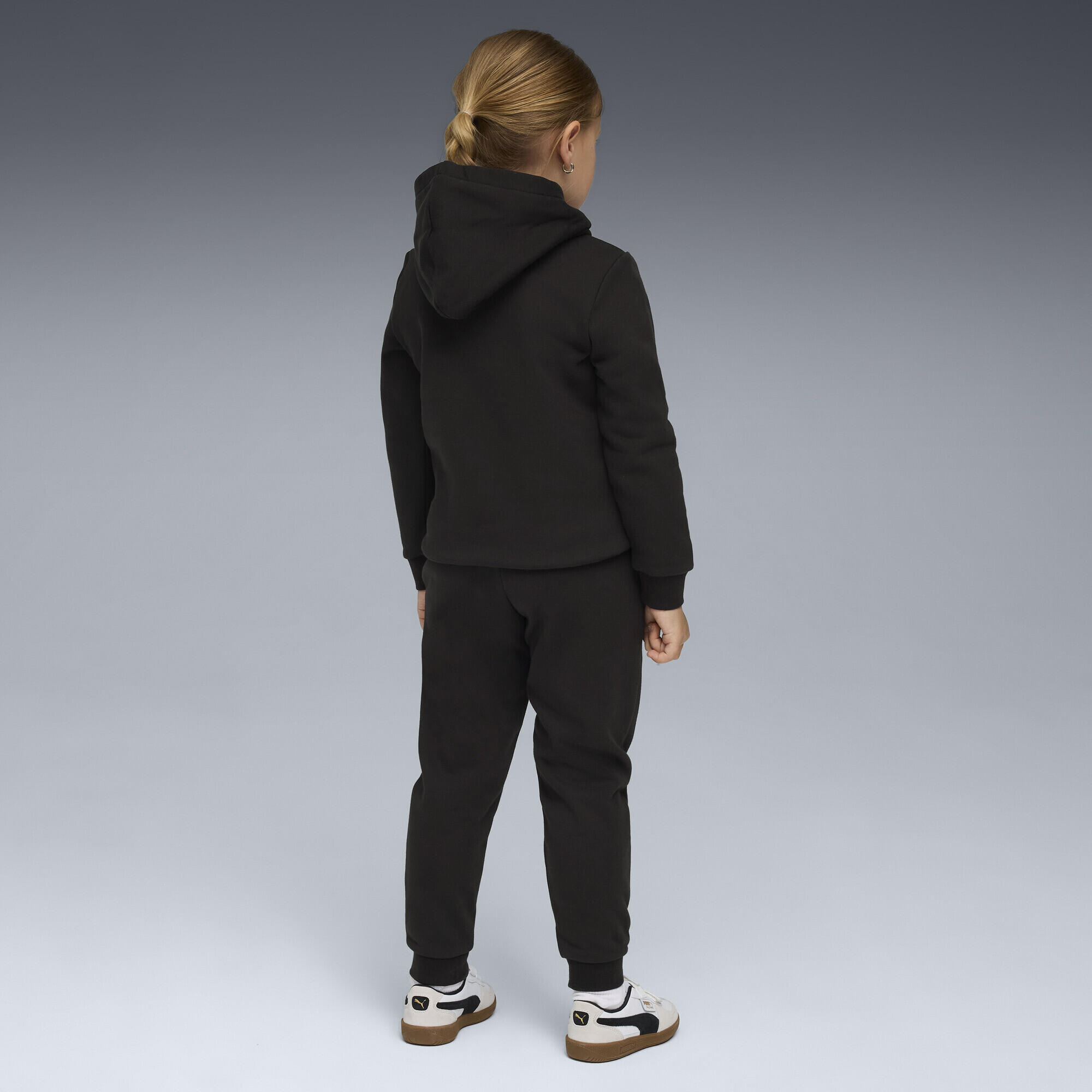 Trening alergare copii cu glugă, Essentials No.1 Logo, negru PUMA 5/7