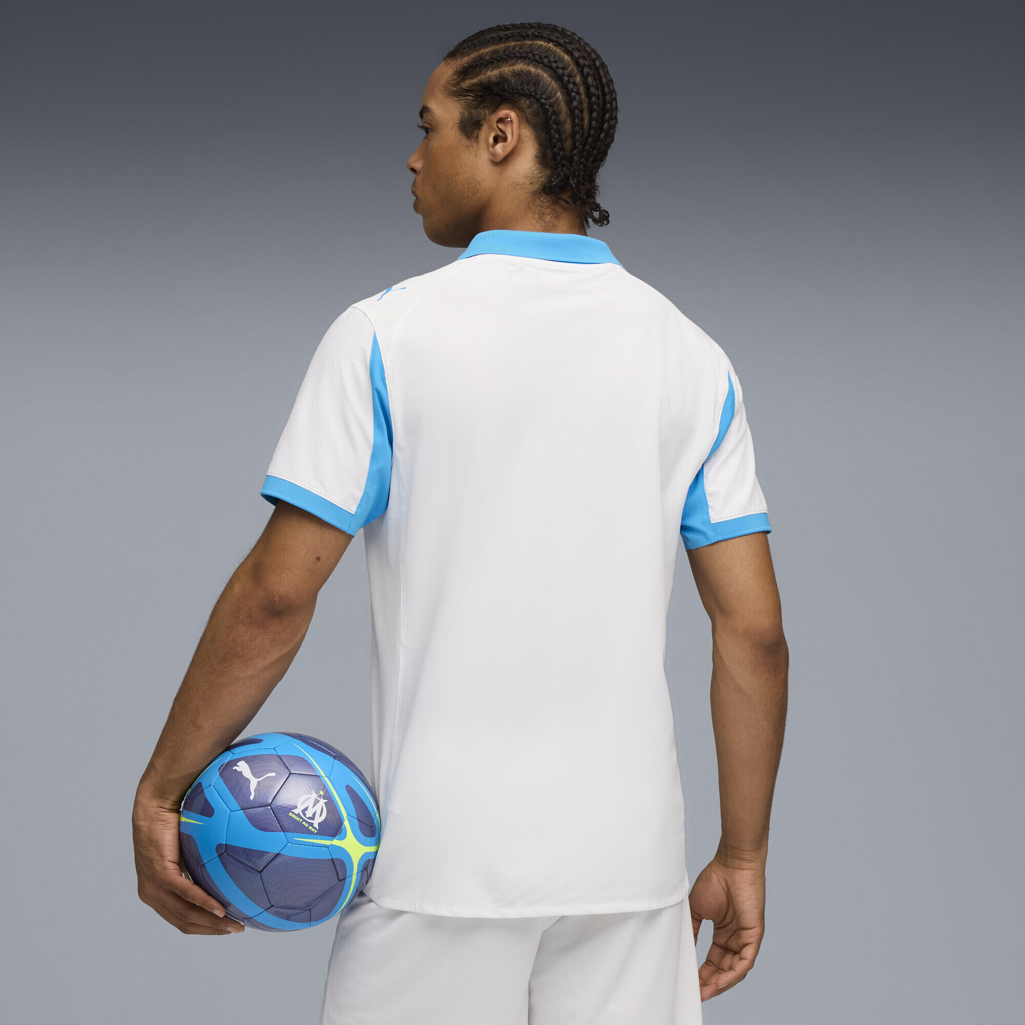 Męska koszulka domowa authentic PUMA Olympique Marsylia 25/26 5/7