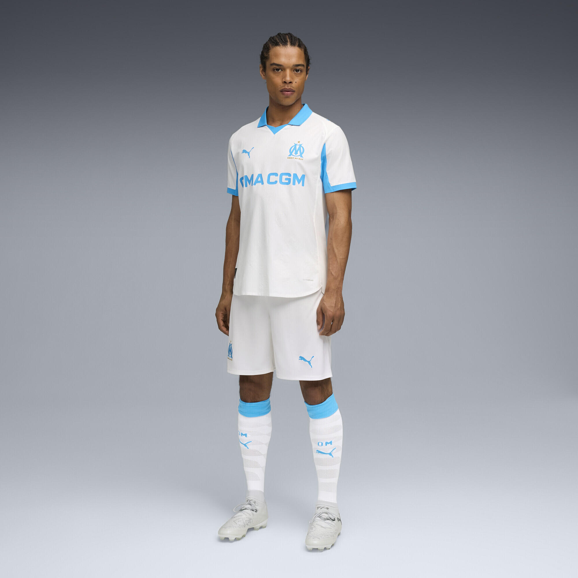 Męska koszulka domowa authentic PUMA Olympique Marsylia 25/26 4/7