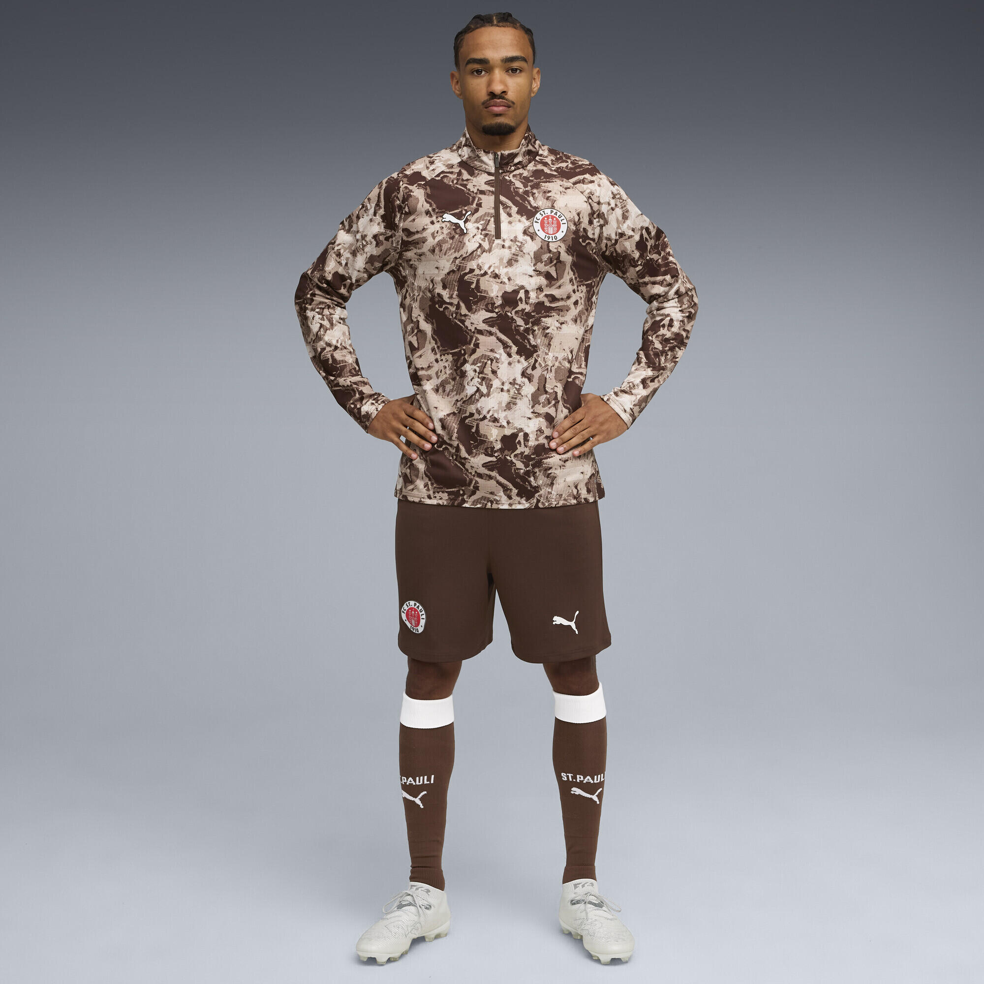 Haut d'avant-match à col zippé FC St. Pauli Homme PUMA 4/7