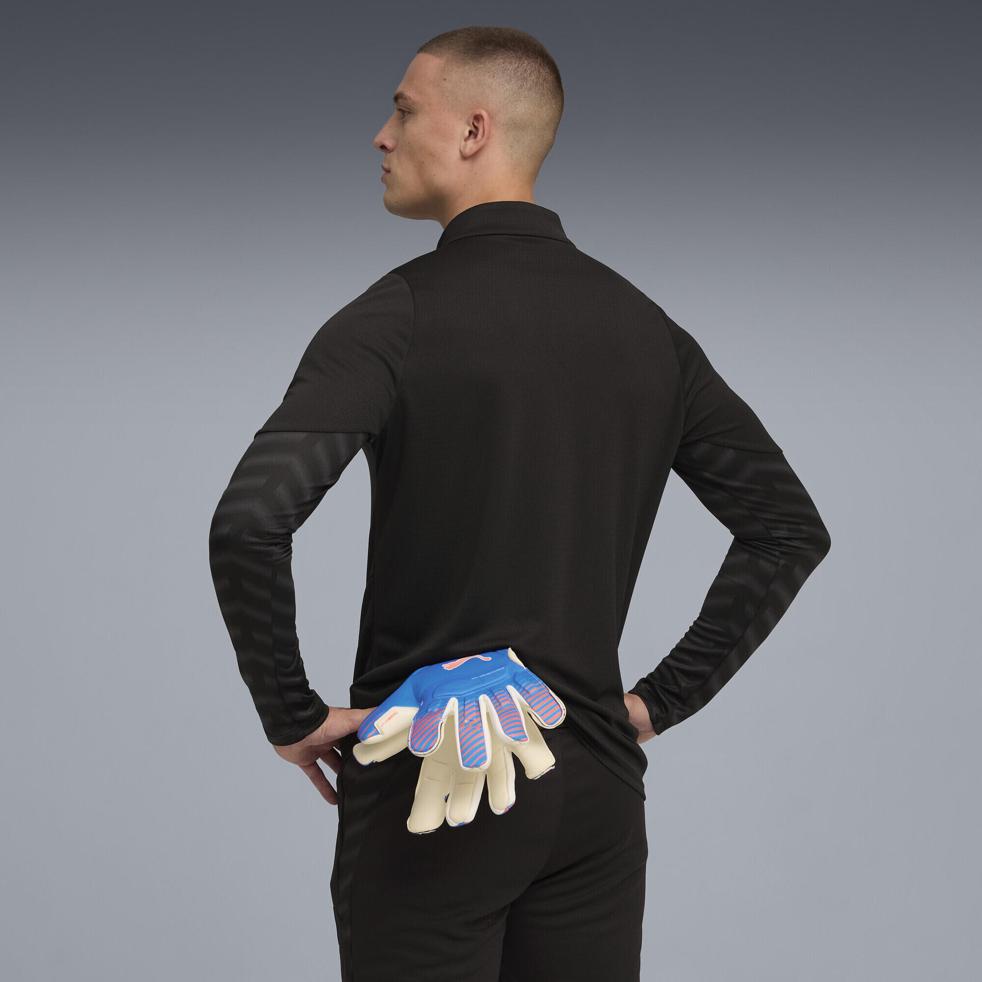 Haut de football à col zippé individualCUP Homme PUMA 5/7