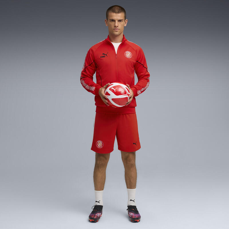 Męska kurtka Girona FC KING Anthem PUMA Red White
