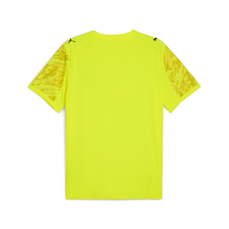 Tricou fotbal bărbați croială regulată, mâneci scurte 25/26 galben PUMA