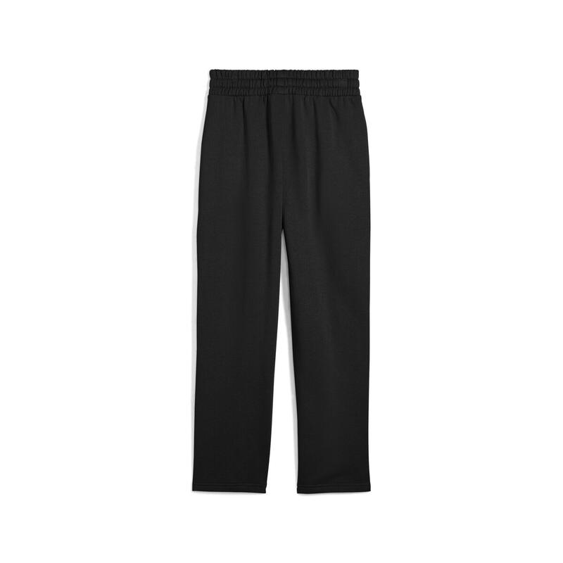 Młodzieżowe spodnie dresowe Essentials Tape o luźnym kroju PUMA Black