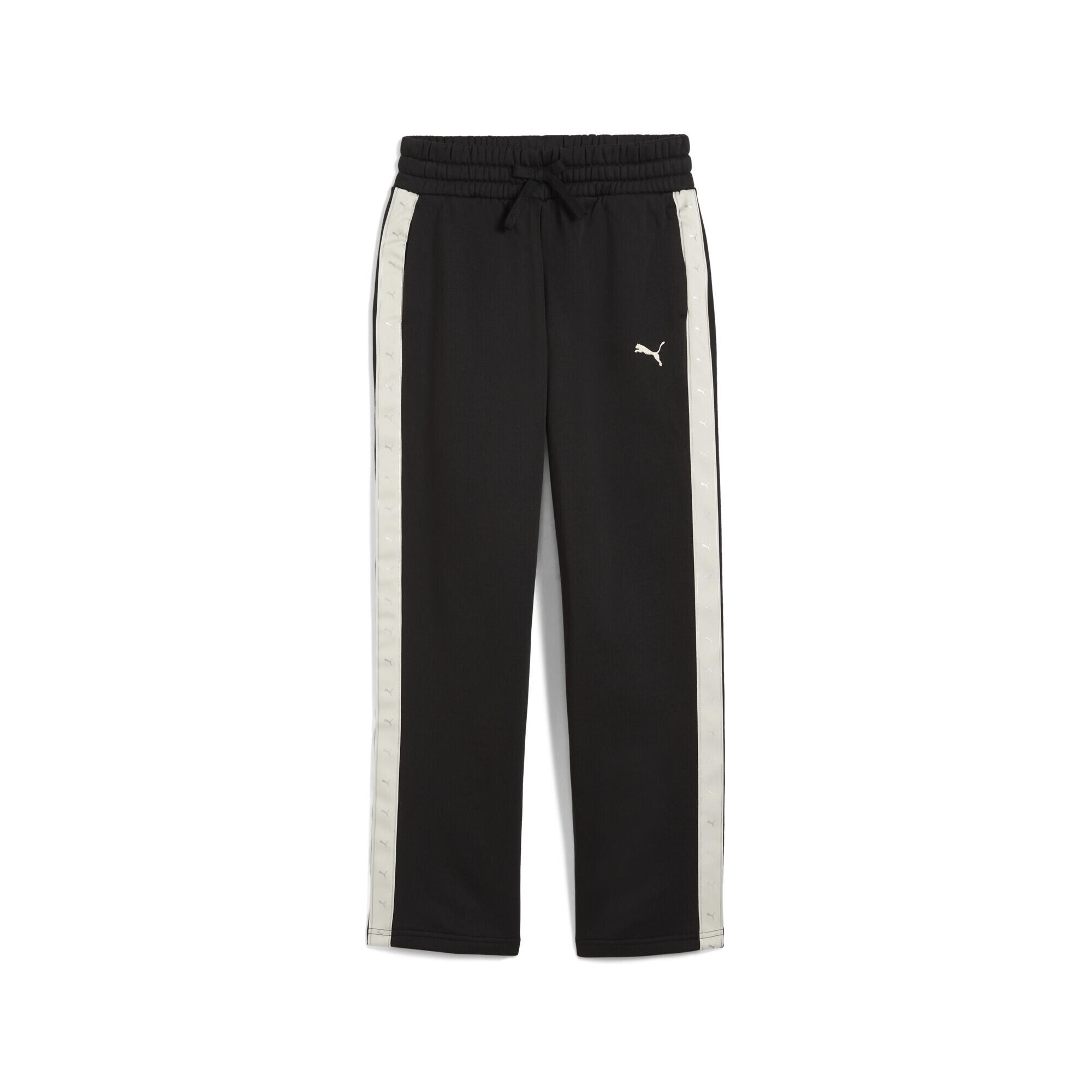 Młodzieżowe spodnie dresowe Essentials Tape o luźnym kroju PUMA Black