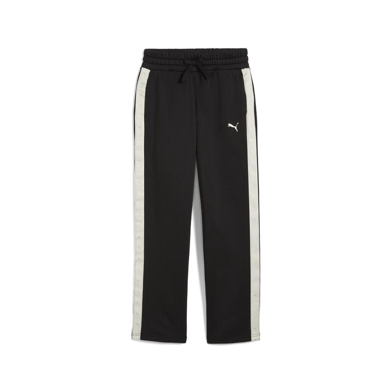 Młodzieżowe spodnie dresowe Essentials Tape o luźnym kroju PUMA Black