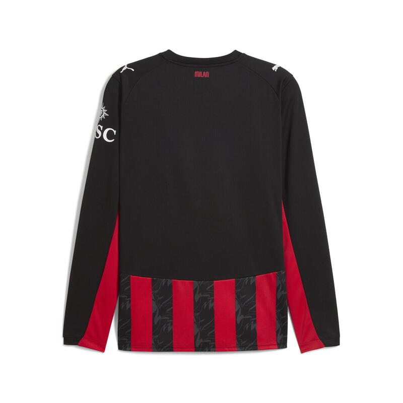 Tricou fotbal bărbați mâneci lungi 25/26 negru PUMA
