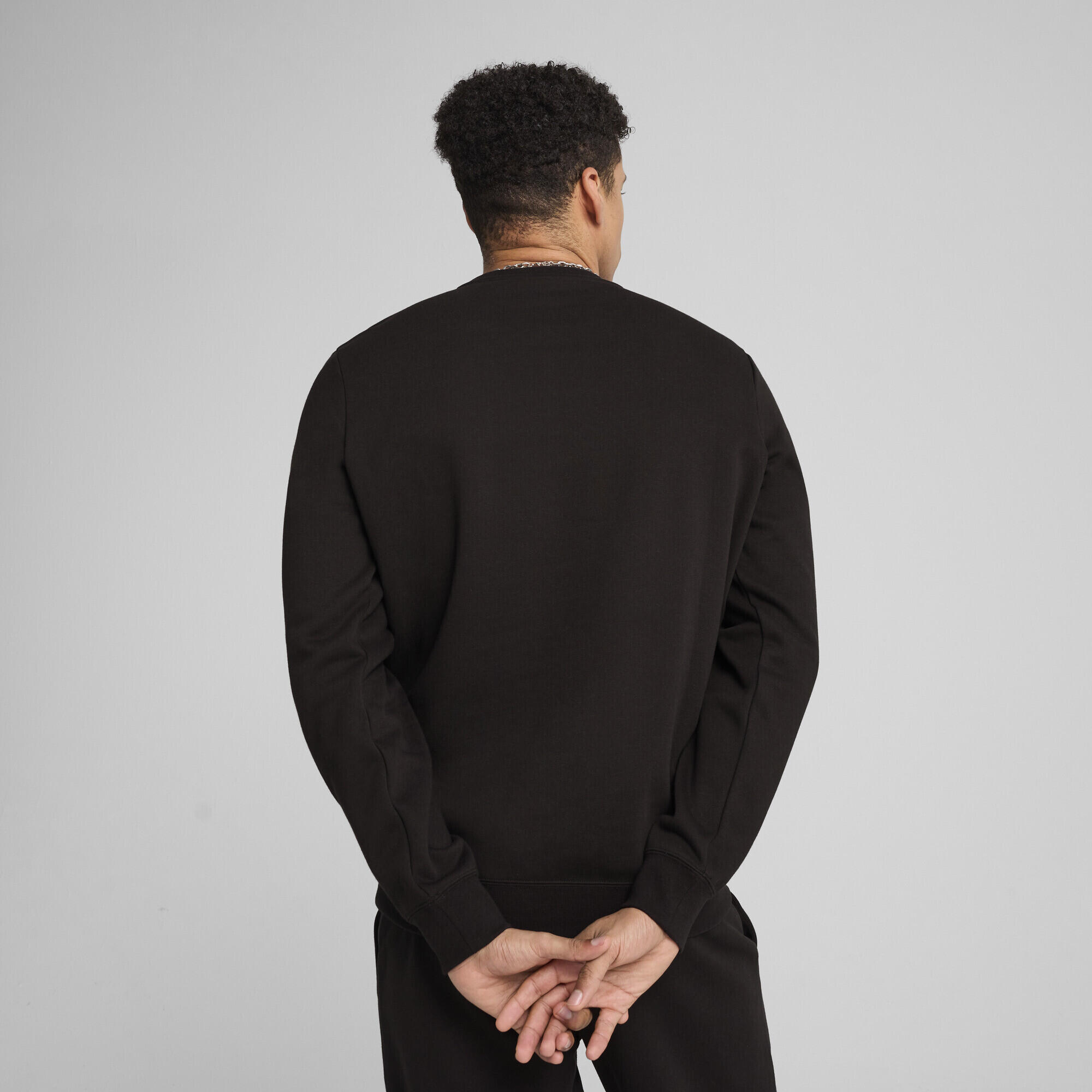 Camisola corrida homem fleece Essentials Small No. 1 Logo Crewneck PUMA 5/7