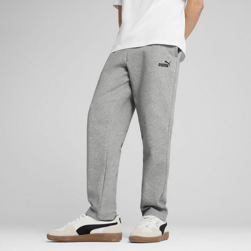 Męskie spodnie dresowe Essentials z logo No. 1 PUMA Medium Gray Heather