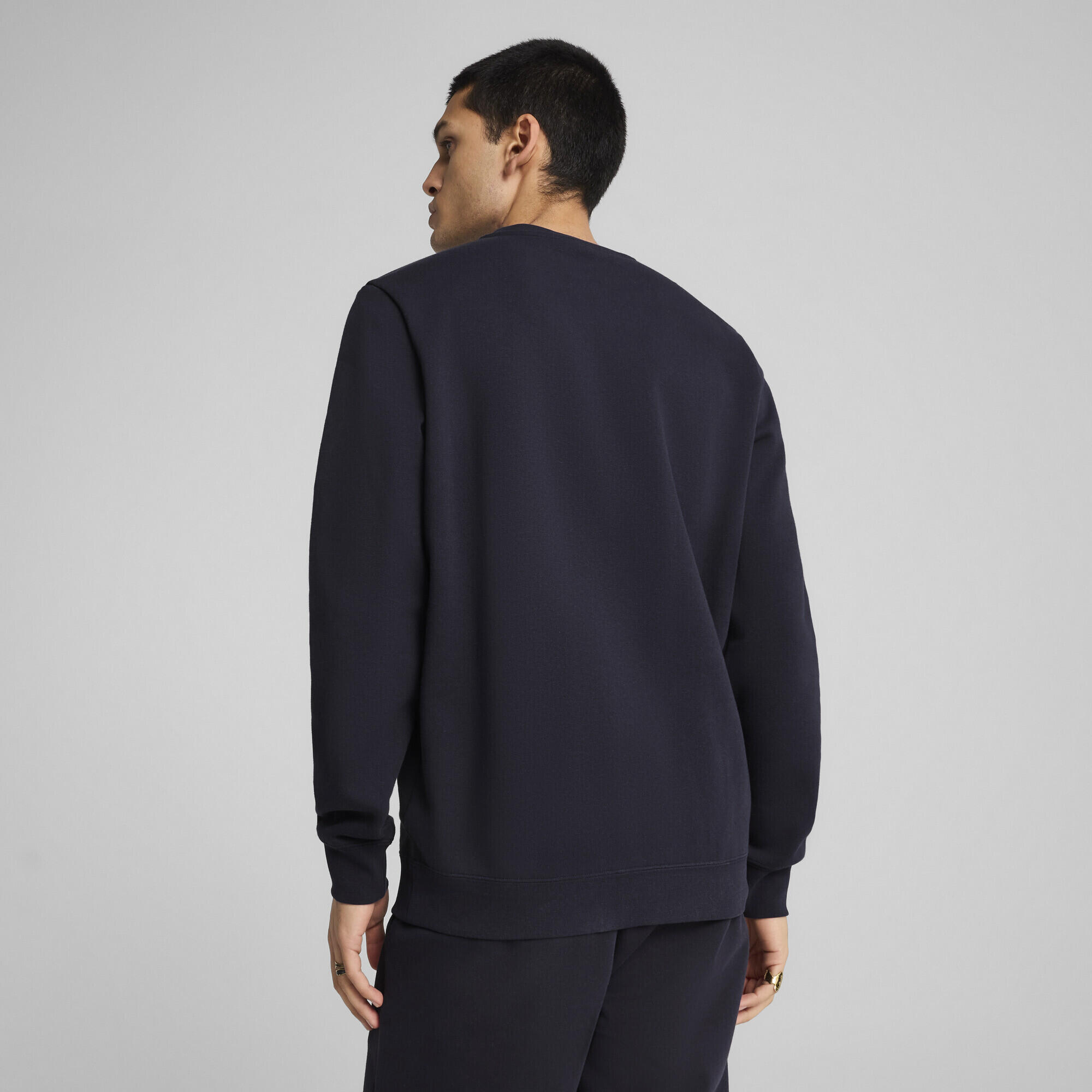 Camisola corrida homem fleece Essentials Small No. 1 Logo Crewneck PUMA 5/7