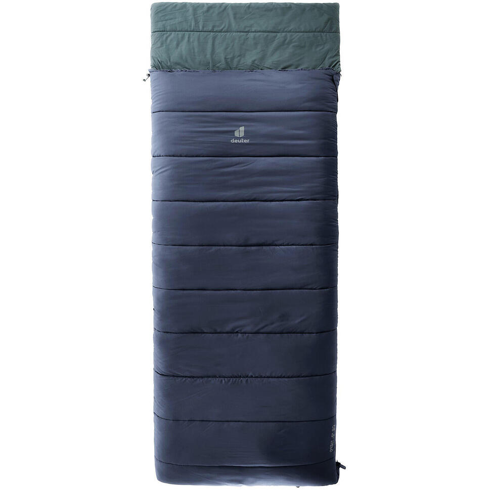 Śpiwór syntetyczny Deuter Orbit SQ +6° (200 cm) - ink/teal Lewy