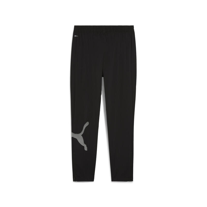 Męskie spodnie Train All Day z dużym logo PUMA Black