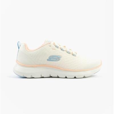 Zapatillas Skechers Mujer Flex Appeal 5.0 - New Path Blancas