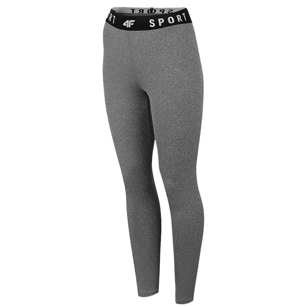 4F Leggings com logótipo para senhora/senhora Cinzento