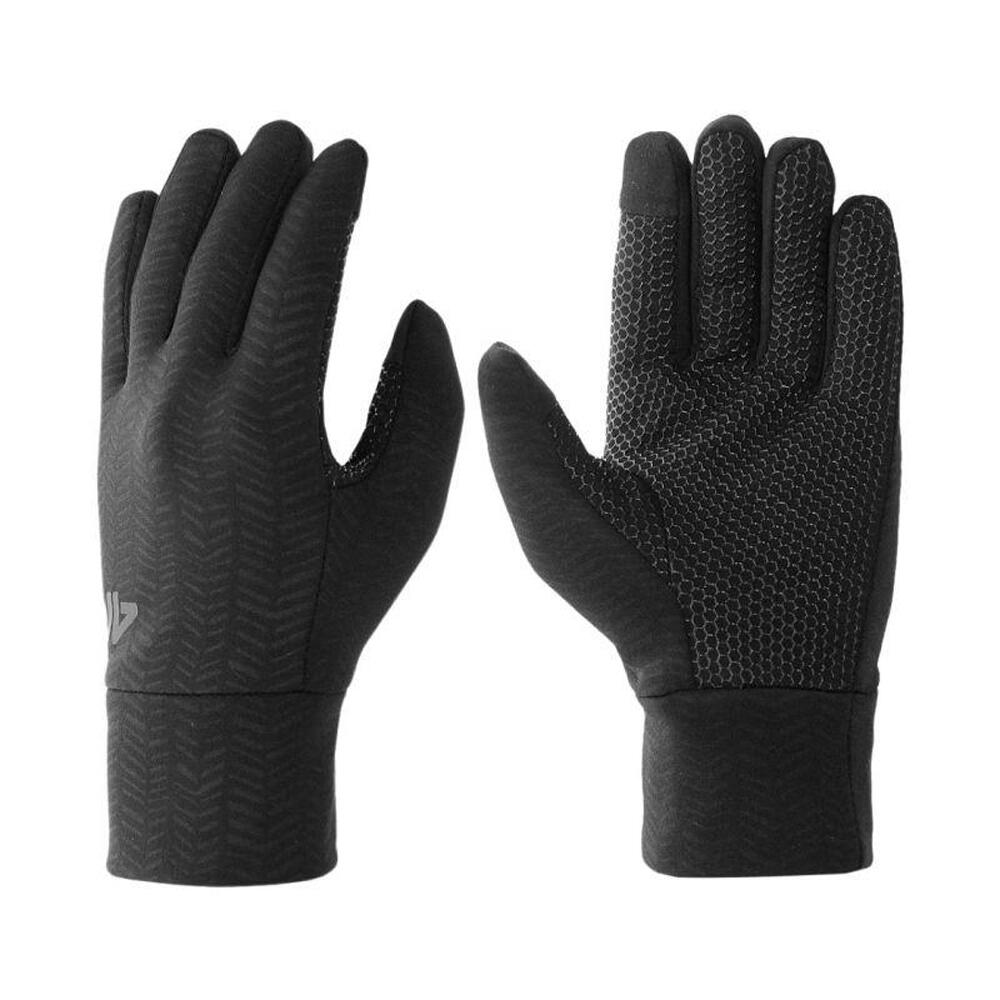 Uomo WAW24AGLOU080 Lavorato A Maglia Guanti Touchscreen 4F 4FWAW24AGLOU080 Nero 3/3