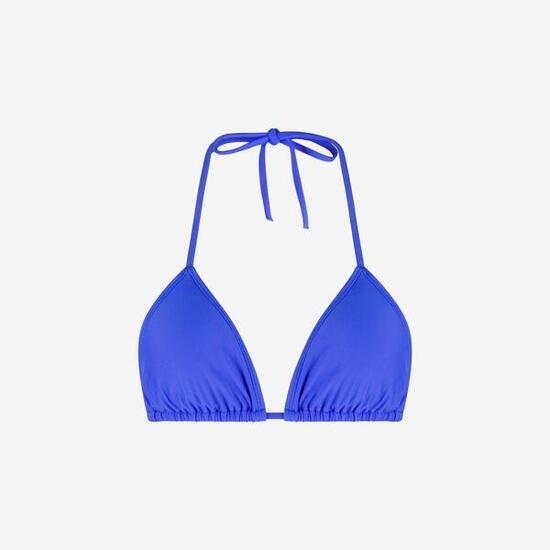 Damen Premium Triangle Bikini Top zum Schwimmen & Surfen - Grau