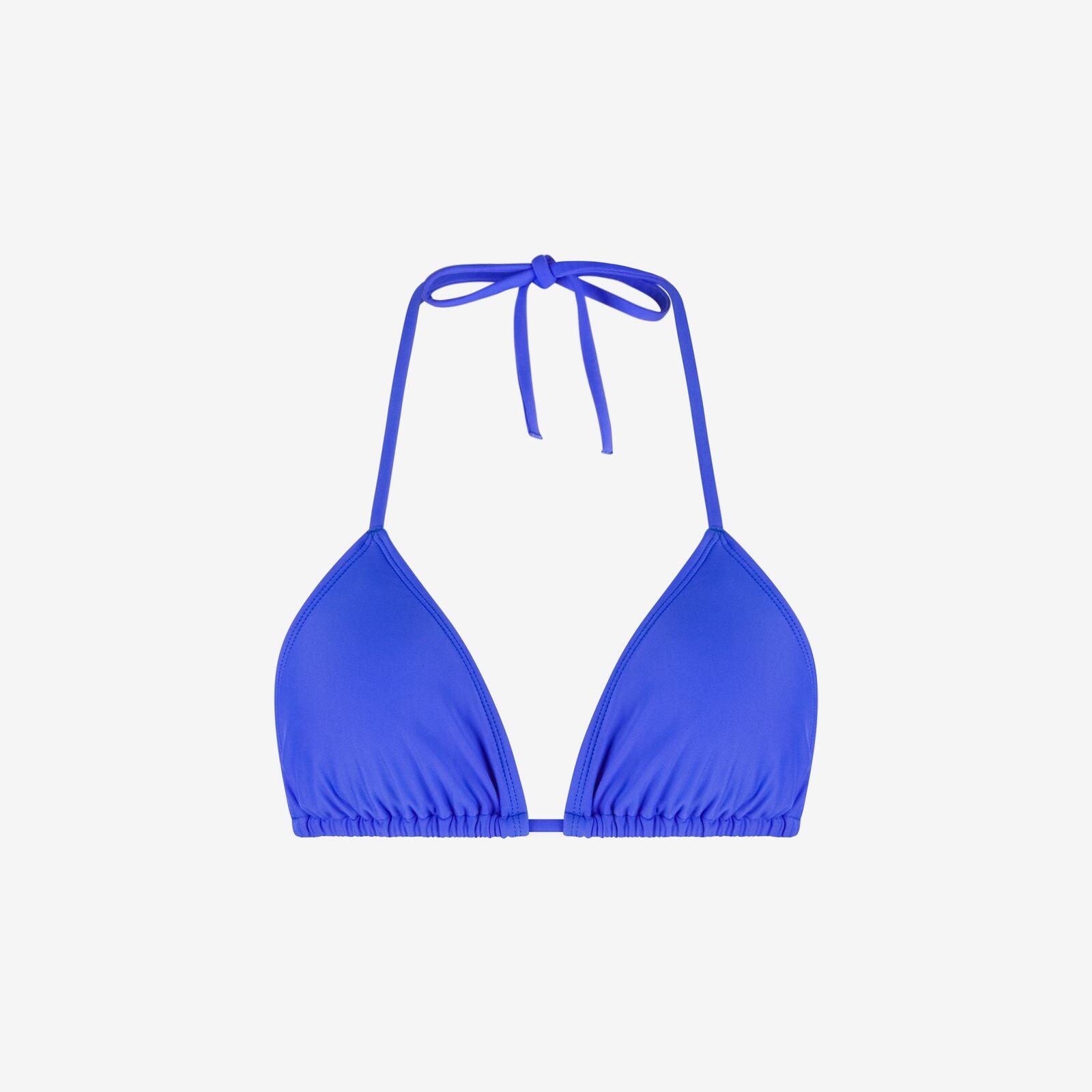 Wallien - Haut De Bikini Triangle Premium Femme Natation & Surf - Bleu - Maillot De Bain 2 Pièces (bikini) - Bleu - 40 M - Decathlon