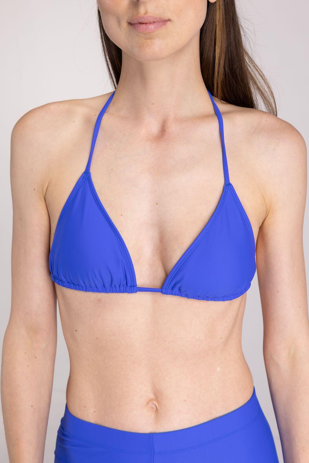 Haut de bikini triangle premium femme natation & surf - Bleu 3/6