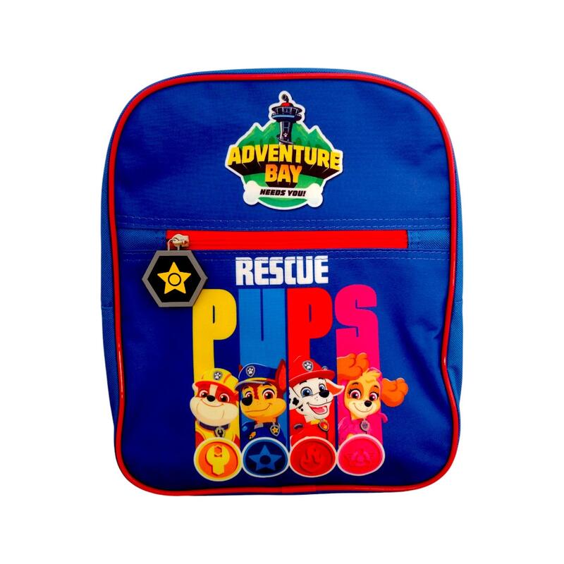 Rucsac cu un compartiment principal si buzunar, 30x8x23 cm, Paw Patrol