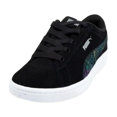 Kinder/kinder vikky chamois leren trainers (roze)