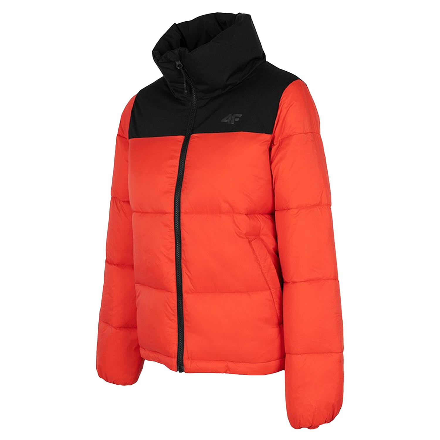 4f - Veste Matelassée H4z22kudp01451s Femme (noir / Orange) - Doudoune Synthétique - Jaune|noir|orange - Decathlon