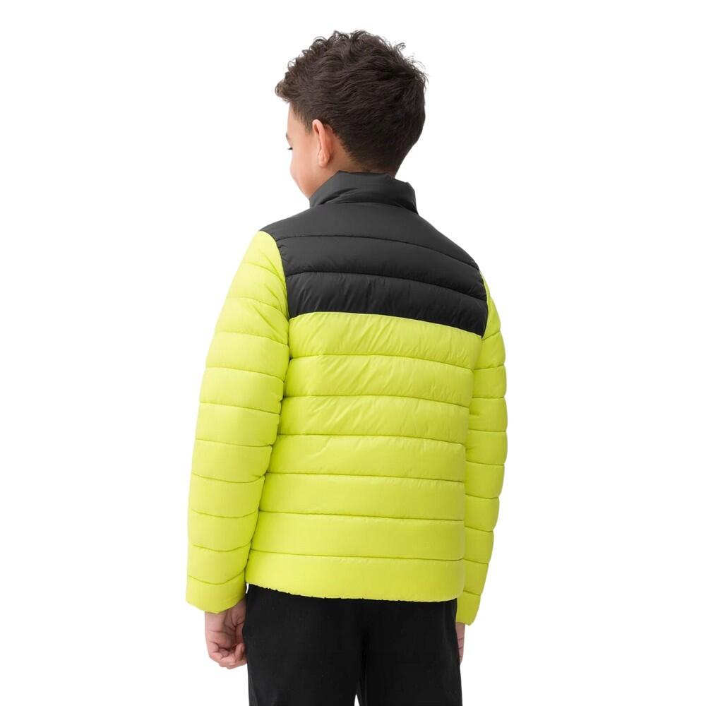 Veste Matelassée Motif/style Blocs De Couleurs Garçon (Vert) 4/4