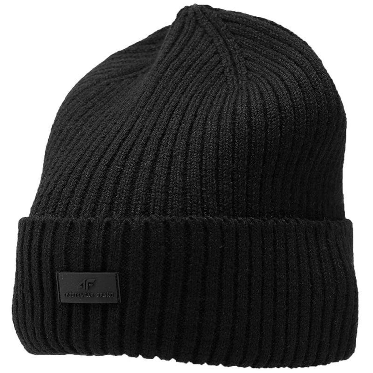 4F Gorro para homem AW23ACAPM317 Preto