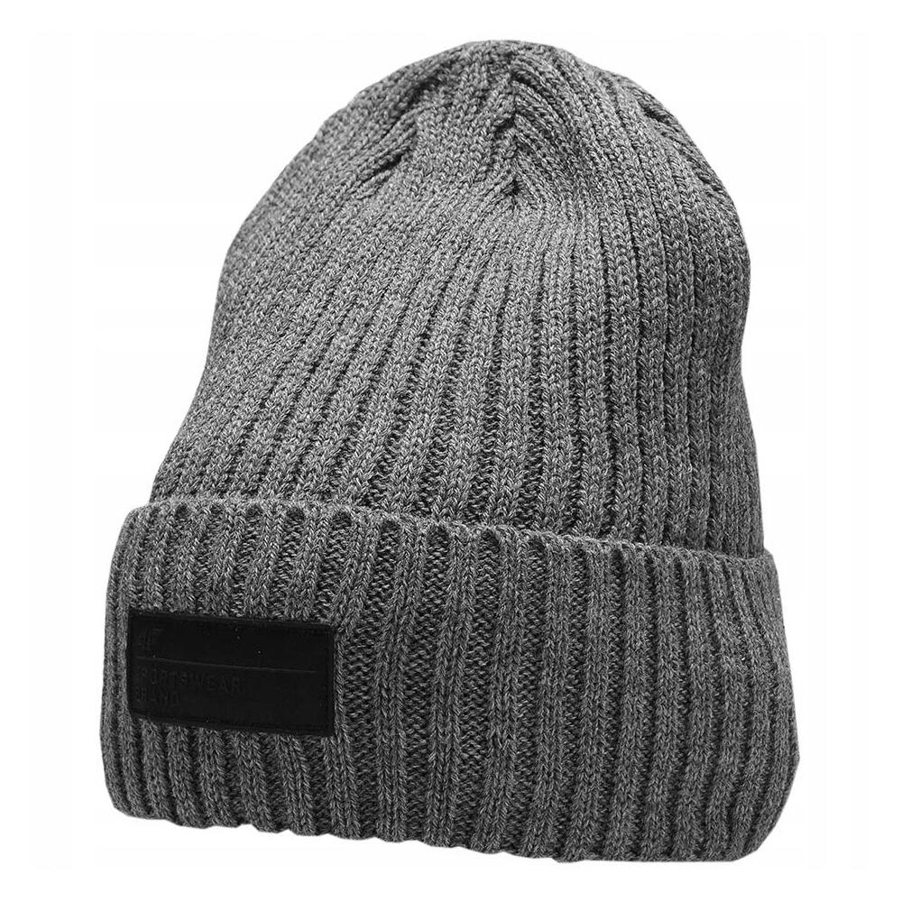 4F Gorro H4Z22CAM01324M Homem Cinzento / Prateado