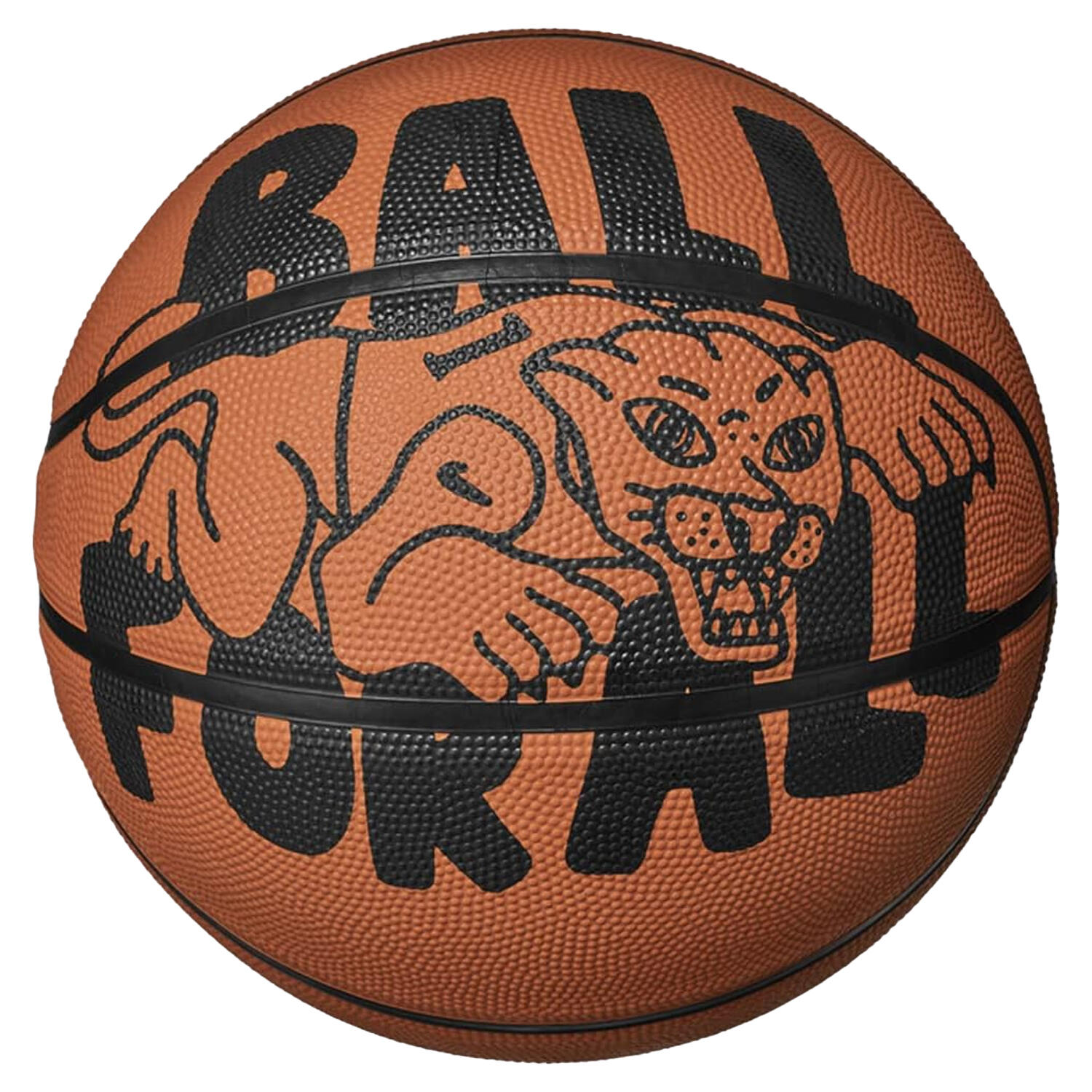 "Playground Outdoor" Basketball Damen und Herren Orange 5 2/2