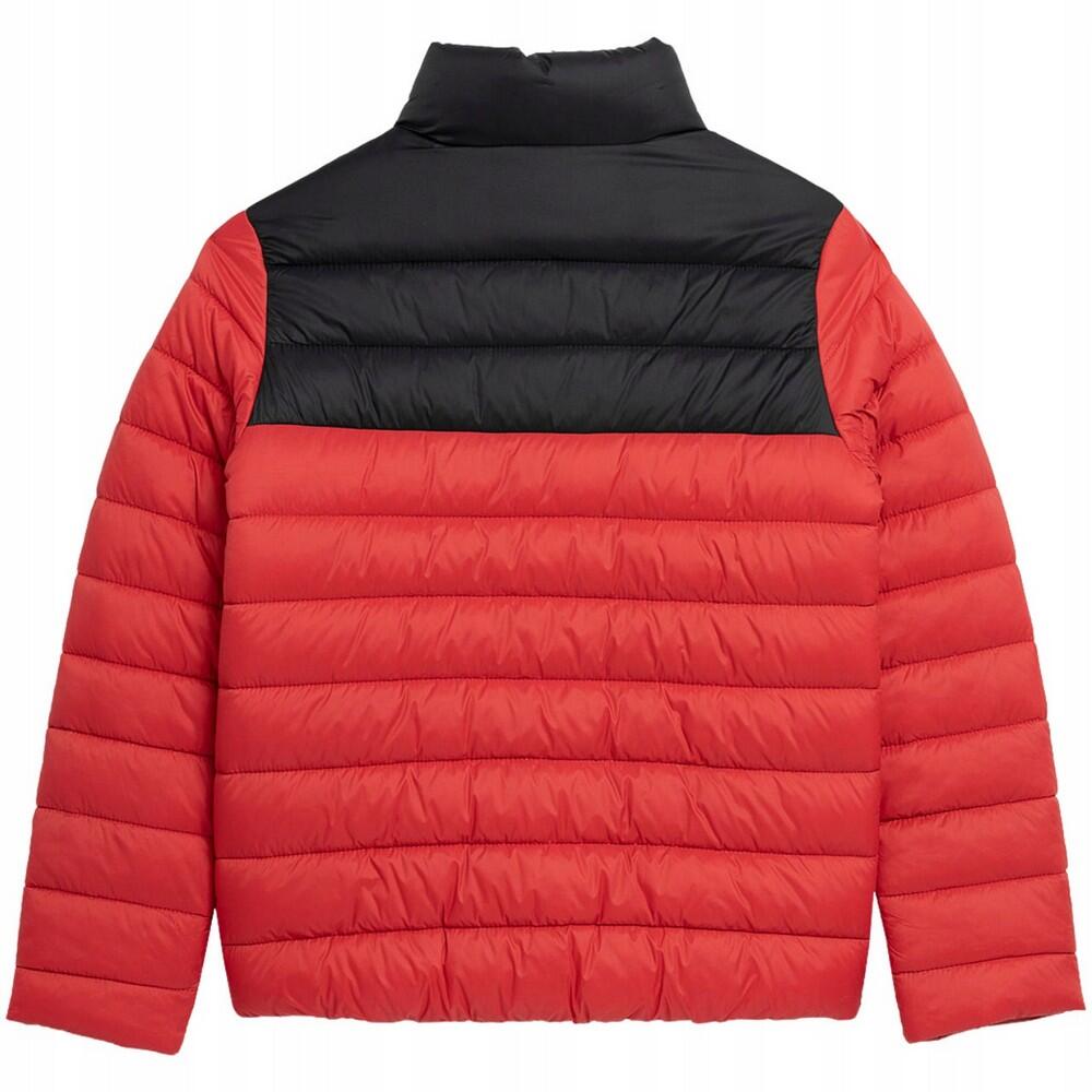 Veste Matelassée Motif/style Blocs De Couleurs Garçon (Rouge) 3/3