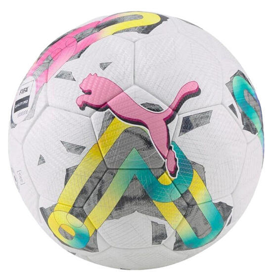 Pallone Puma Orbita 2 TB Bianco Verde Rosa