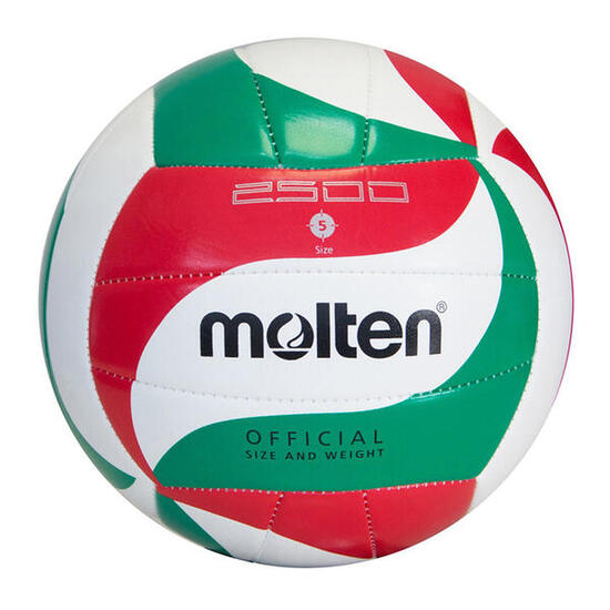 Ballon De Volleyball (Blanc / Vert / Rouge)