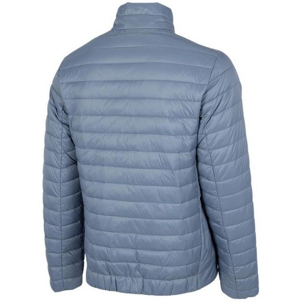 Veste Motif/style Matelassé Homme (Bleu) 3/4