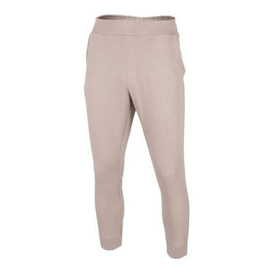 Heren joggingbroek met logo (beige)