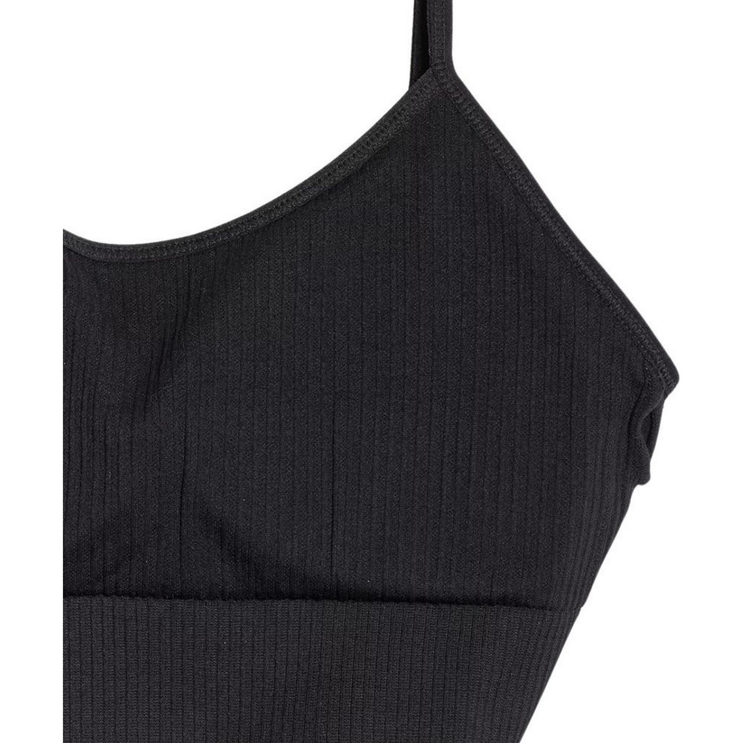Sujetador Deportivo WSS25USBAF151 Sin Costuras para Mujer Negro 4/4