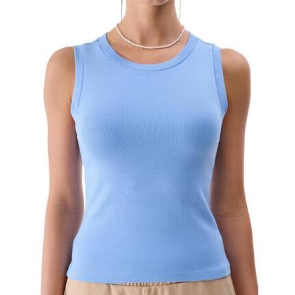 Débardeur Sans Manches F132 Femme (Blanc)