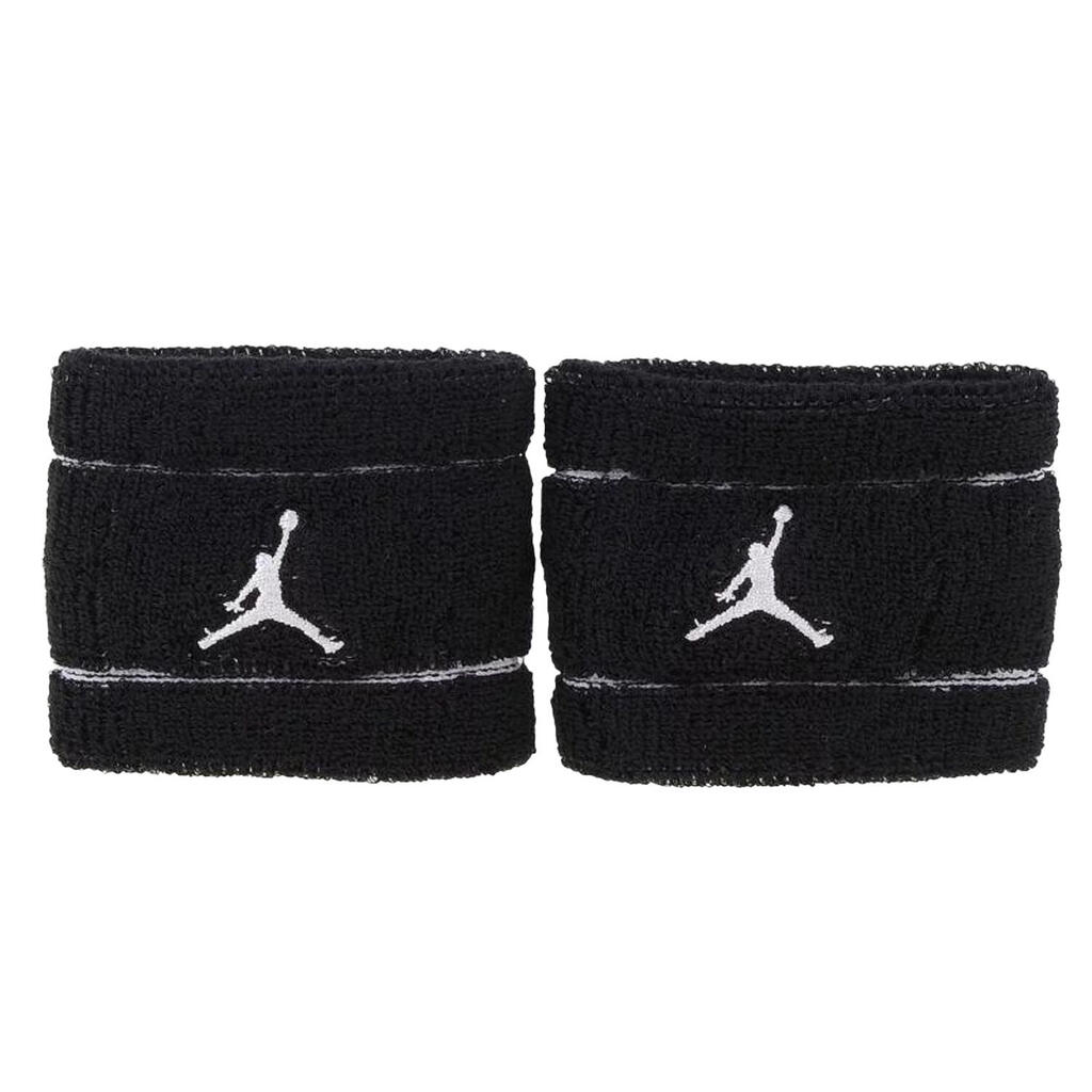 Jordan Terrycloth Wristband (Pack of 2) (Black)