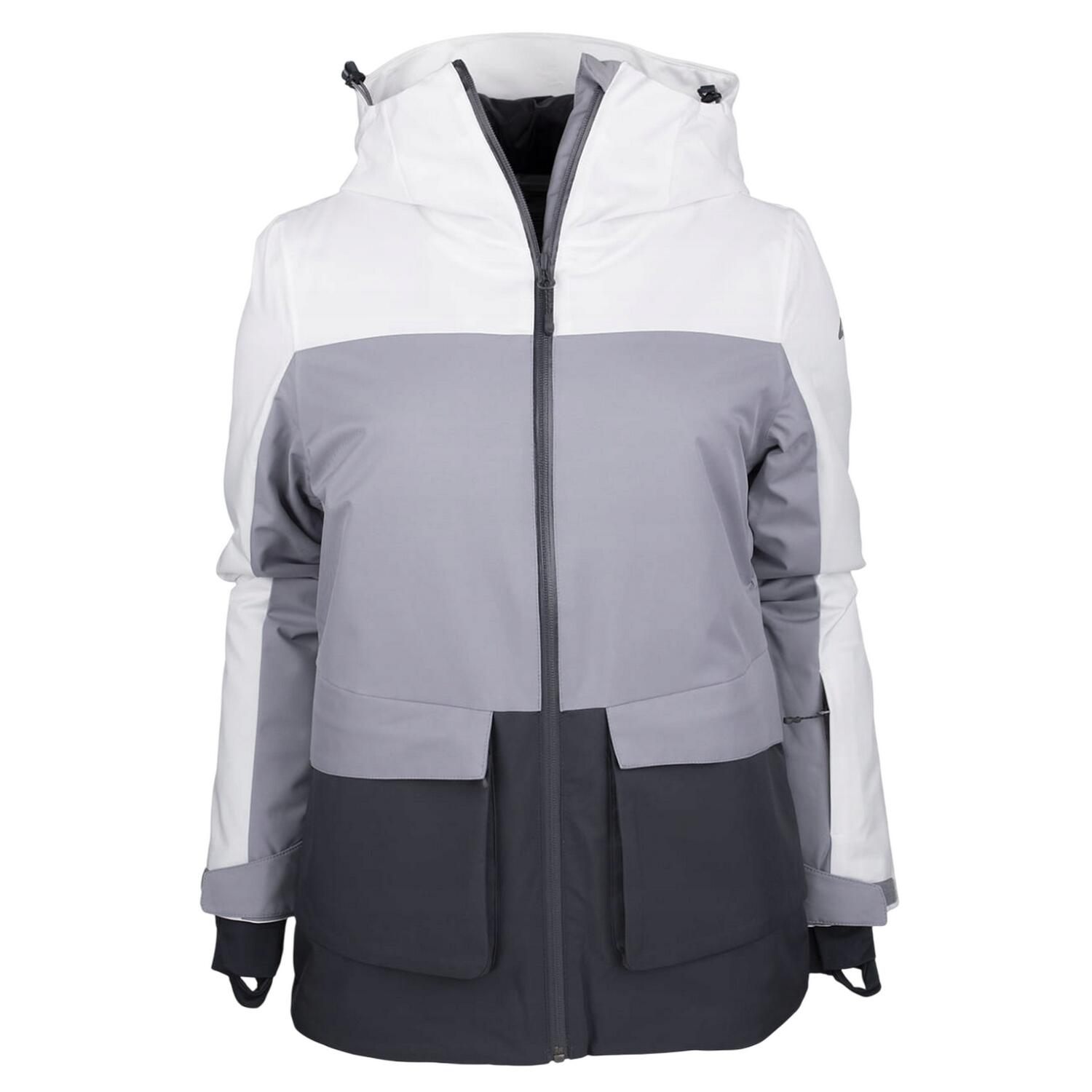 4F Casaco de Ski H4Z22 para senhora/senhora Branco / Cinzento / Preto