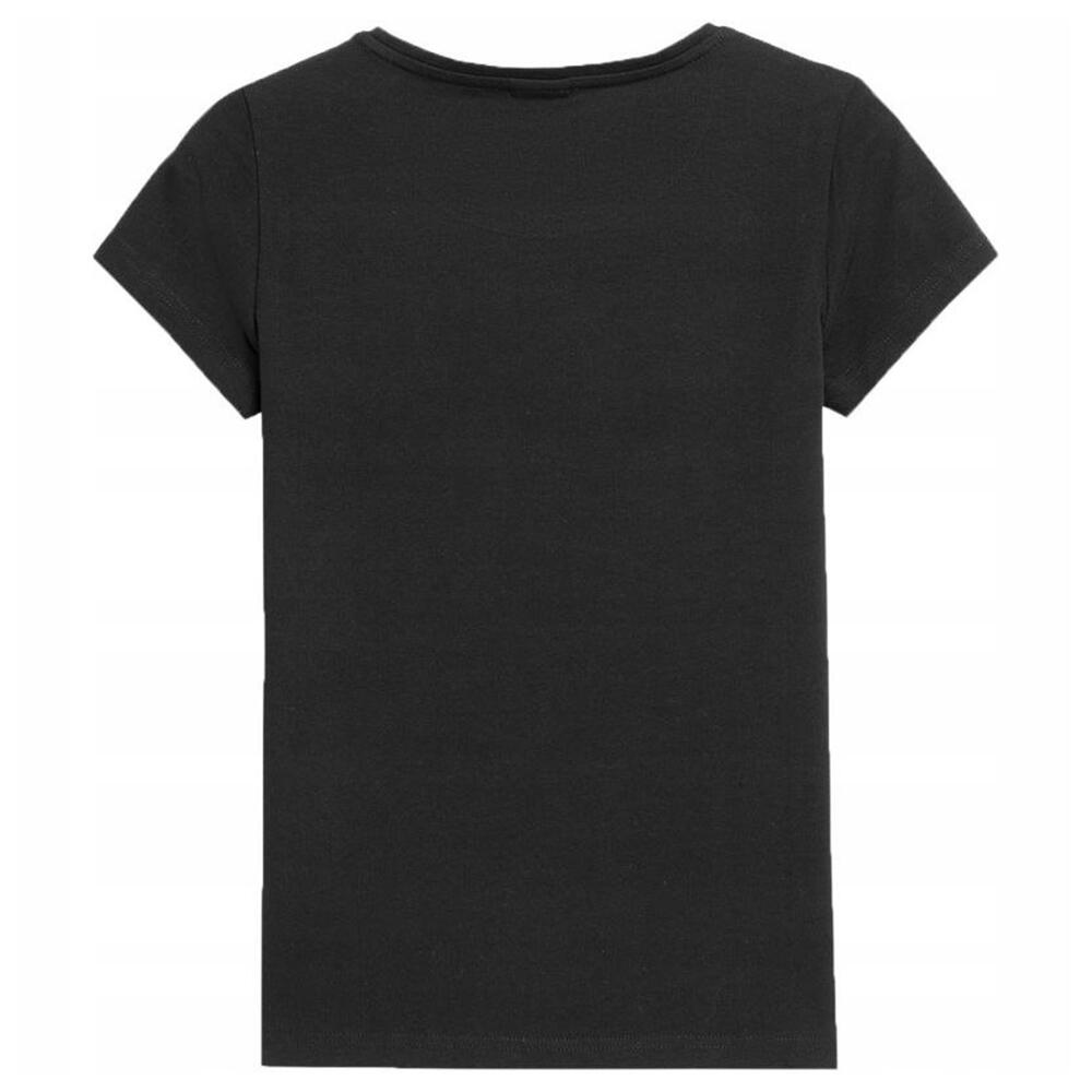 Maglietta Regolare Stampato Donna 4F Nero 3/3