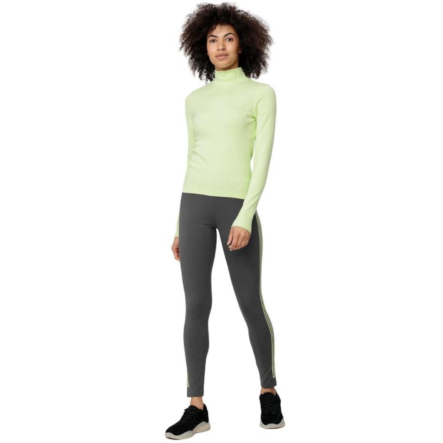 Top Dolcevita Manica Lunga Donna 4F Verde 4/4