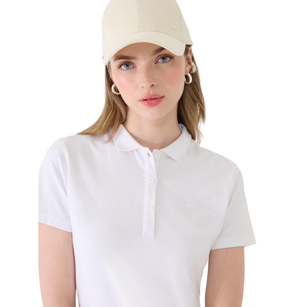 Polo F514 Femme (Blanc) 4/4
