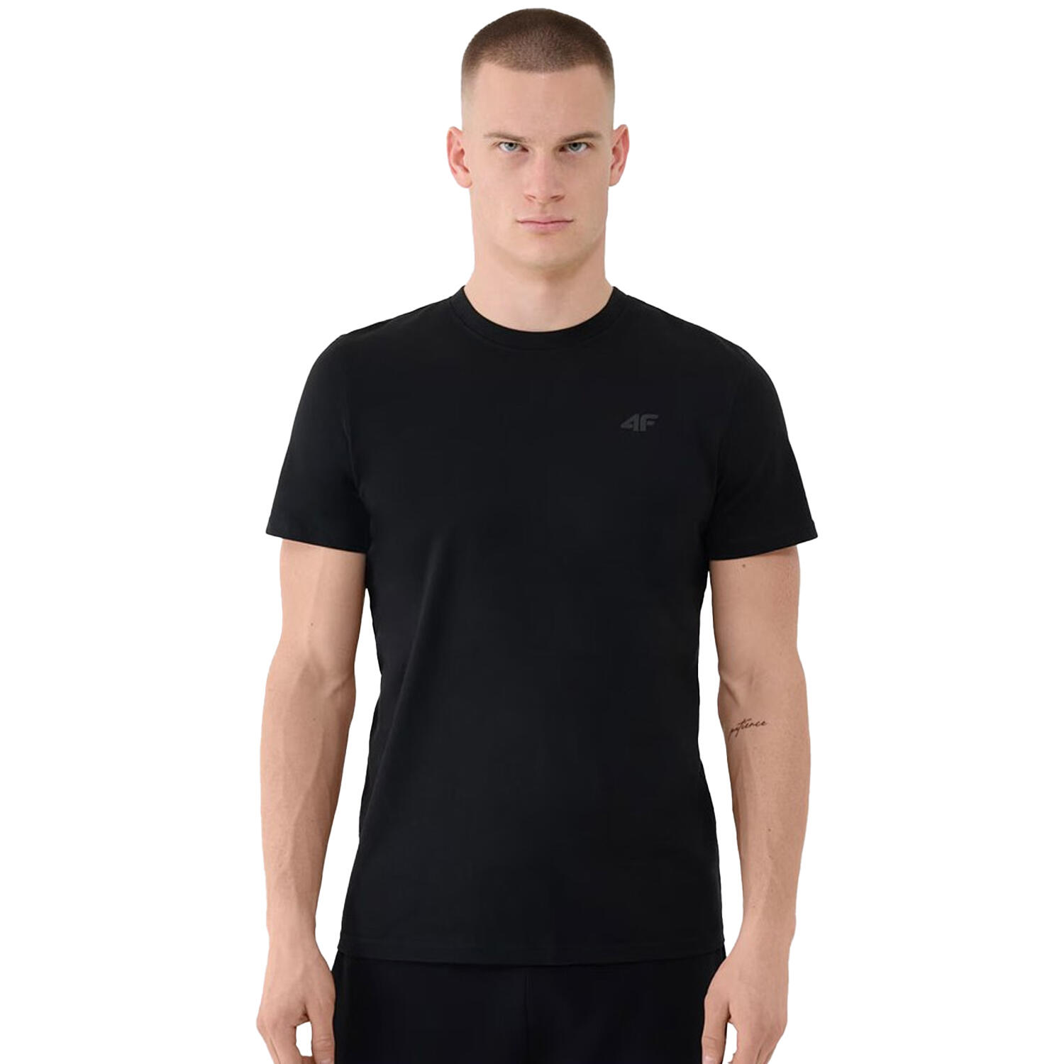 4F T-Shirt WMM00TTSHM2256 Homem Preto