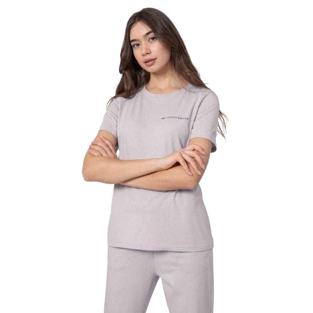 Womens/Ladies Back Print TShirt (Violet)