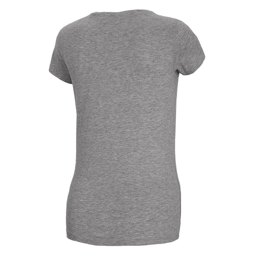 Maglietta Aderente Semplice Donna 4F Grigio 2/2