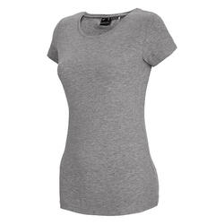 Tshirt Motif/style Uni Femme (Gris)