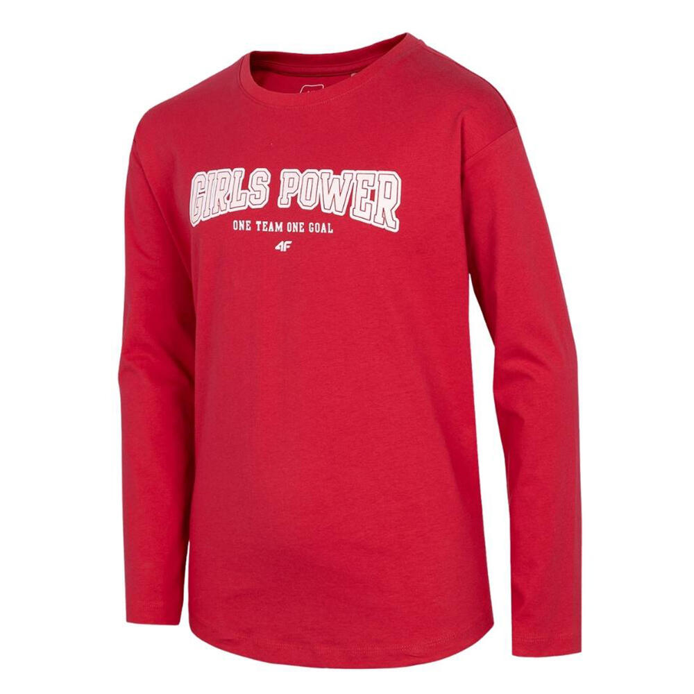 4f - Tshirt Hjz22 Jtsdl002 Fille (rouge) - T-shirt Manches Courtes - Rouge - Decathlon
