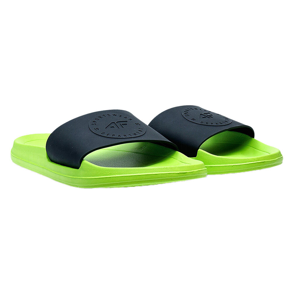 4f - Claquettes Mm00fflim047a Homme (noir / Vert) - Sabots Piscine - Noir|vert - Decathlon