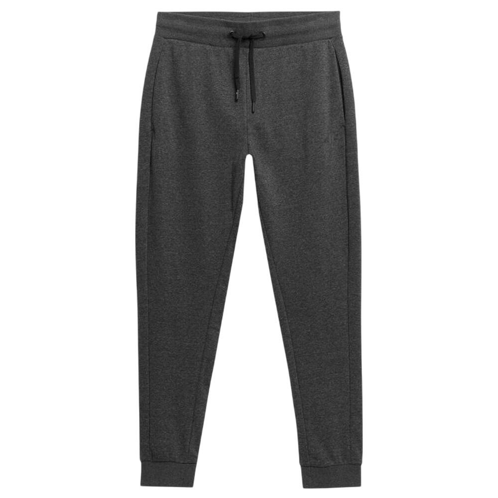 4F Calças de Corrida Logótipo Homem Cinza grafite