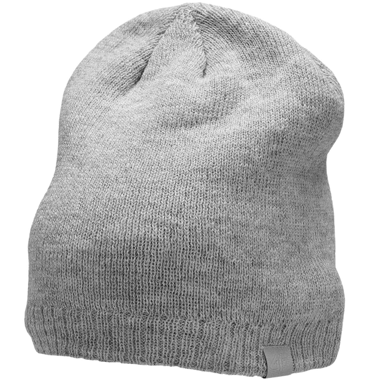 4F Gorro H4Z22CAD00127M Melange Cinza