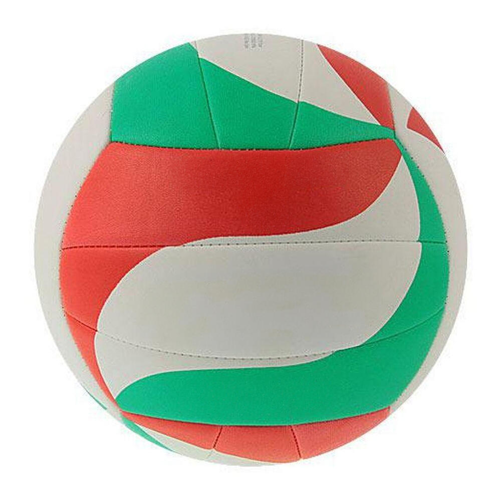 Sports Clipart: Black Volleyball Outline Layered on White for